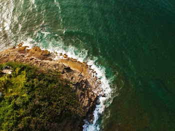 Aerial View of Island