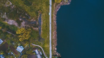 Aerial View of Island