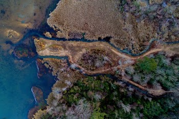 aerial view of land