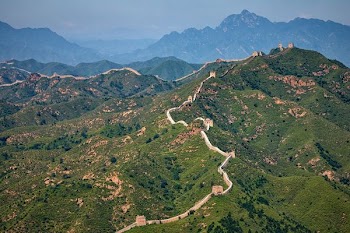 aerial view of mountain formation