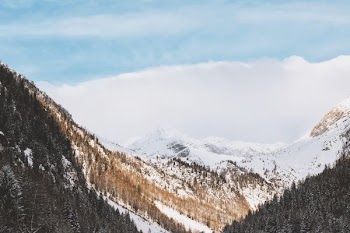 aerial view of mountains