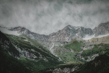 Aerial View of Mountians