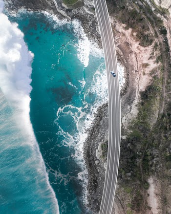 Aerial View Of Ocean
