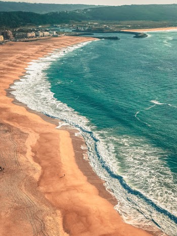 Aerial View of Sea Coast