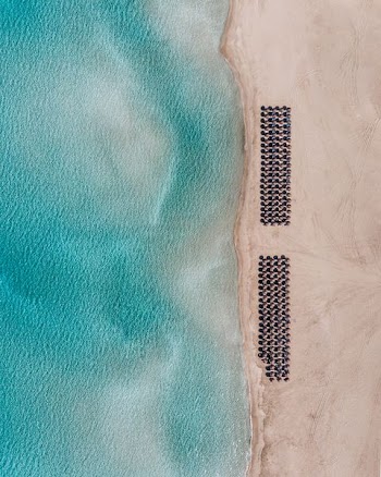 aerial view of shore during daytime