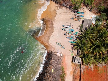 Aerial View Photo of Beach