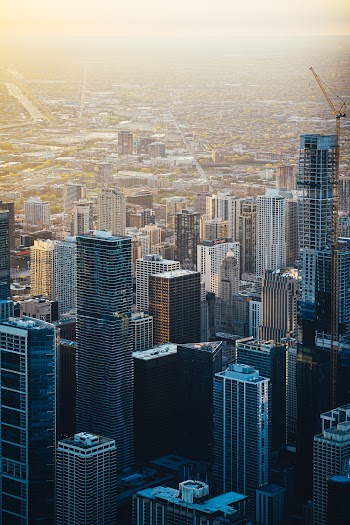 Aerial View Photo of City Buildings
