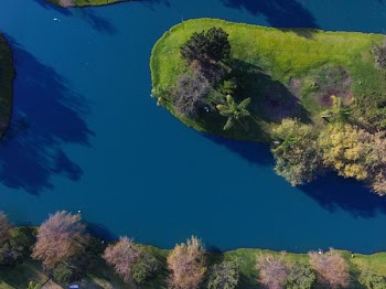 aerial view photography of body of water