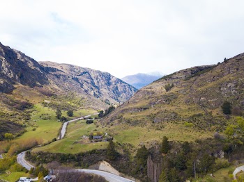 Aerial View Photography of Mountain Pass