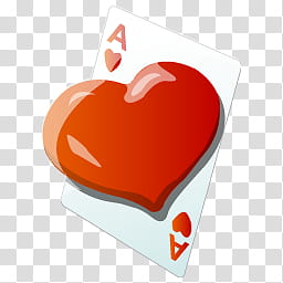 Aero, Ace of hearts card transparent background PNG clipart
