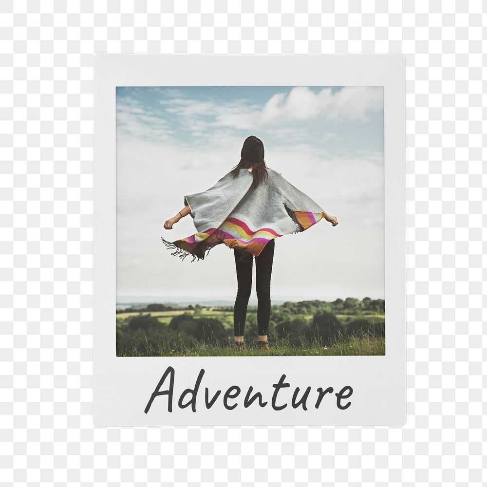 Aesthetic adventure png instant film | Free PNG - rawpixel