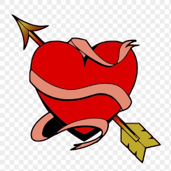 Aesthetic arrow heart png sticker, | Free PNG - rawpixel