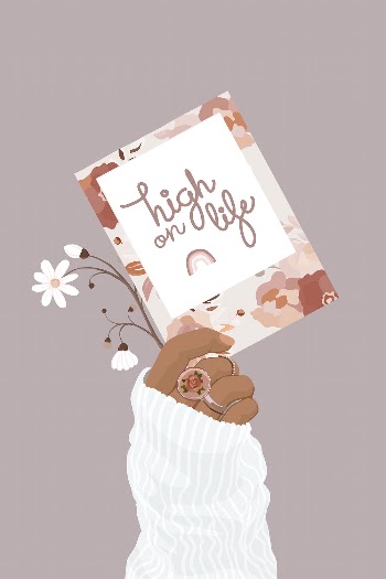 Aesthetic background, inspirational quote with feminine | Free Vector Illustration - rawpixel