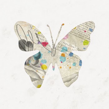 Aesthetic butterfly, vintage letter silhouette | Free Photo Illustration - rawpixel
