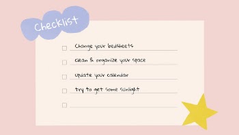 Aesthetic checklist Facebook cover template, | Free Vector Template - rawpixel