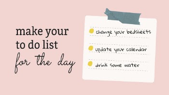 Aesthetic checklist Facebook cover template, | Free Vector Template - rawpixel