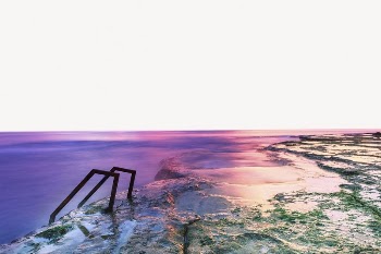 Aesthetic cliff background, pastel sky | Free PSD - rawpixel