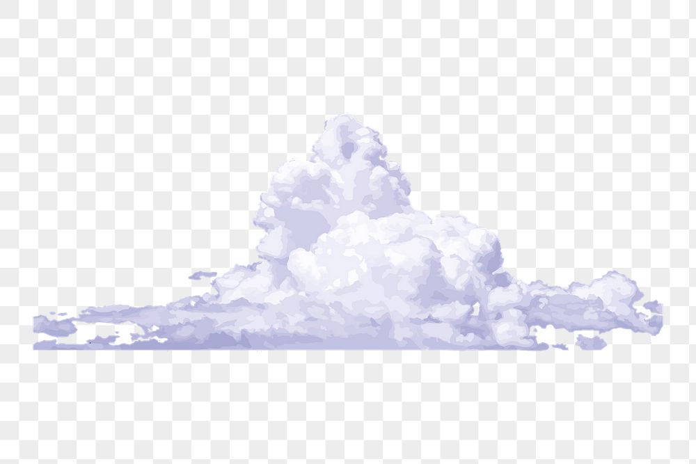 Aesthetic cloud png sticker, weather | Free PNG - rawpixel