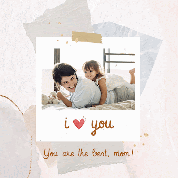 Aesthetic collage template, mother's day | Free Vector Template - rawpixel