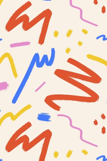 Aesthetic colorful Memphis pattern background, | Free Photo - rawpixel