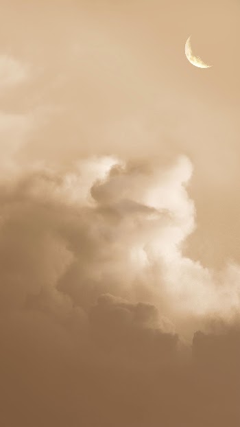 Aesthetic crescent moon iPhone wallpaper | Free Photo - rawpixel