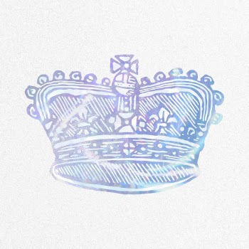 Aesthetic crown clipart, vintage holographic | Free Photo Illustration - rawpixel