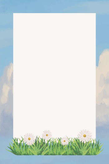 Aesthetic Daisy flower frame background, | Free Photo - rawpixel