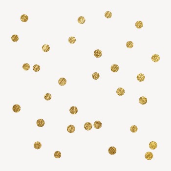 Aesthetic dots clipart, gold metallic | Free Vector - rawpixel