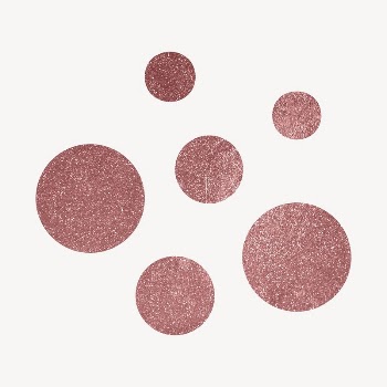Aesthetic dots clipart, pink glittery | Free Vector - rawpixel