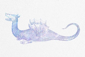 Aesthetic dragon collage element, holographic | Free PSD Illustration - rawpixel