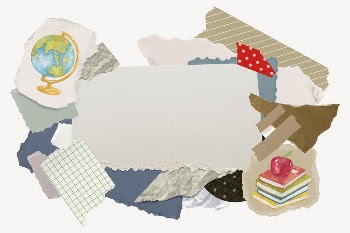 Aesthetic education frame background, paper | Free PSD - rawpixel
