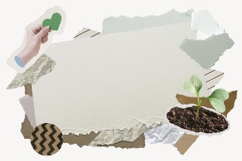Aesthetic environment frame background, paper | Free Photo - rawpixel