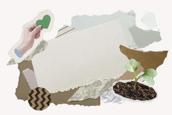 Aesthetic environment frame background, paper | Free PSD - rawpixel