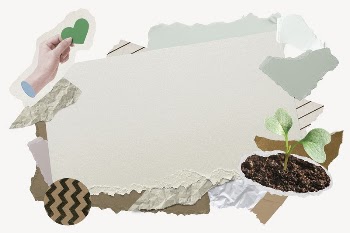 Aesthetic environment frame background, paper | Free PSD - rawpixel