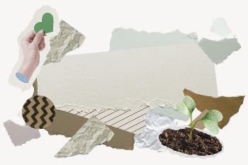 Aesthetic environment frame background, paper | Free PSD - rawpixel