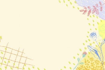 Aesthetic floral doodle frame, colorful | Free Vector - rawpixel