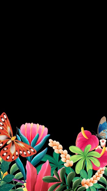Aesthetic flower dark iPhone wallpaper, | Free Photo Illustration - rawpixel