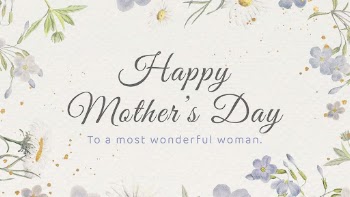 Aesthetic flower greeting template, mother's | Free Vector Template - rawpixel