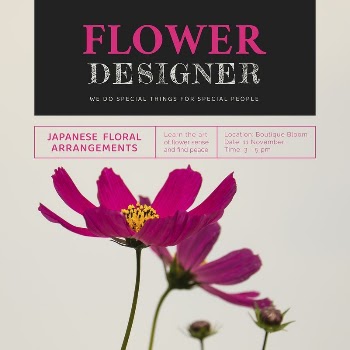 Aesthetic flower Instagram post template, | Free Vector Template - rawpixel