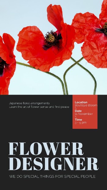 Aesthetic flower Instagram story template, | Free PSD Template - rawpixel