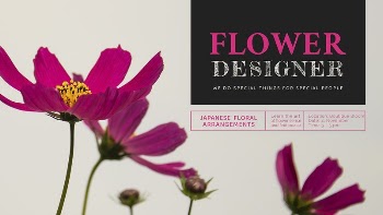 Aesthetic flower PowerPoint editable template, | Free PSD Template - rawpixel