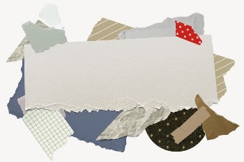 Aesthetic frame background, ripped paper | Free PSD - rawpixel