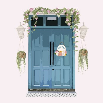 Aesthetic French door clipart, house | Free Photo - rawpixel