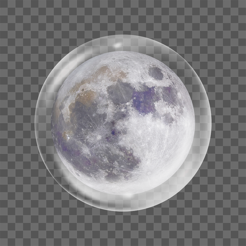 Aesthetic full moon png sticker, | Free PNG - rawpixel