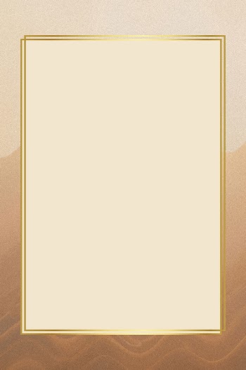 Aesthetic gold frame, desert landscape | Free Photo - rawpixel