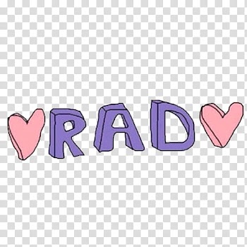 AESTHETIC GRUNGE, pink heart and purple rad text transparent background PNG clipart