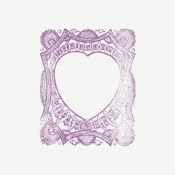 Aesthetic heart frame collage element, | Free PSD - rawpixel