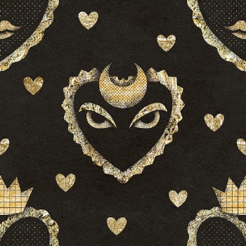 Aesthetic heart pattern background, gold | Free Photo - rawpixel