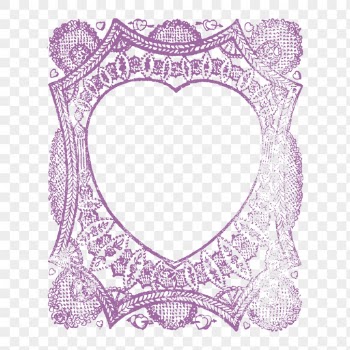 Aesthetic heart png frame vintage | Free PNG - rawpixel