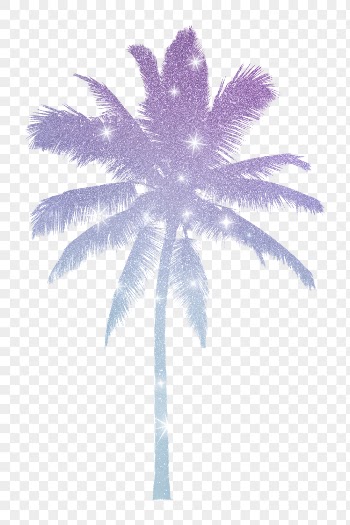 Aesthetic holographic png palm tree | Free PNG - rawpixel